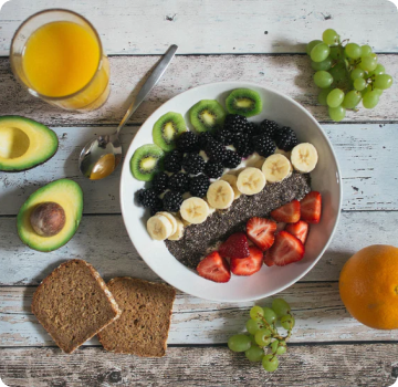 a fruit bowl